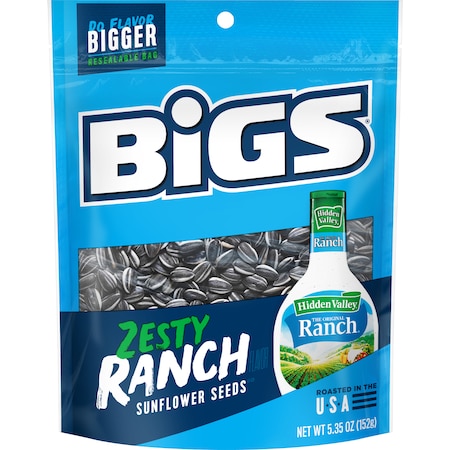 Bigs Bigs Hidden Valley Ranch Shelled Sunflower Seeds 5.35 oz., PK12 9688700223